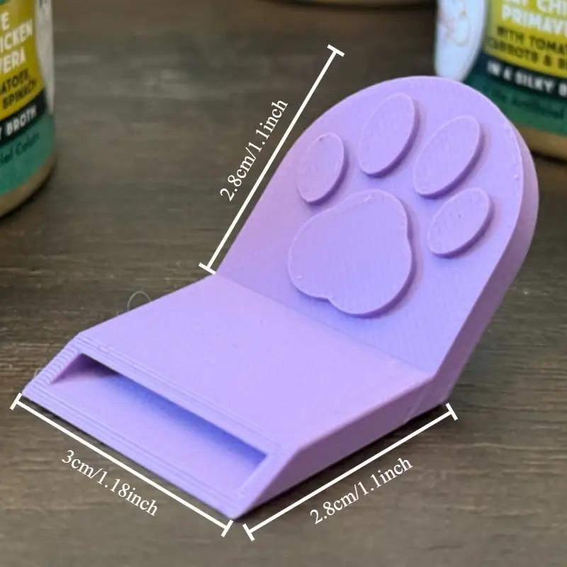 [Cute Cat Paw Opener] Cute Cat Paw Can Opener 1pc | Large, Effort-Saving Lever Design, Nail-Safe, Perfect Christmas Gift for Nail Enthusiasts