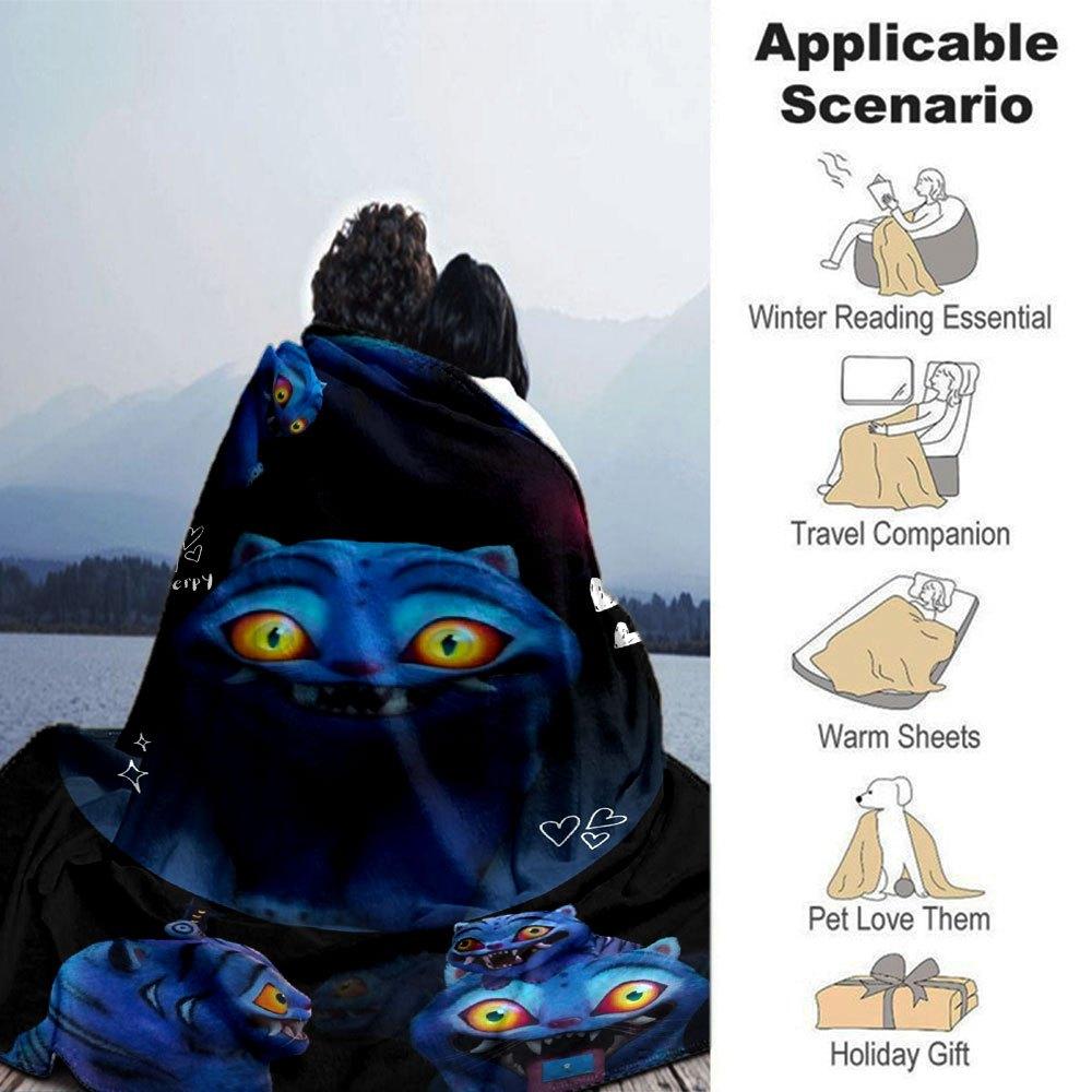 1pc Hunter X Kopo group - Themed Flannel Blanket - Suitable for Bed, Home Decor, Graduation Gifts, Easter, Back to School, ChristmasA69