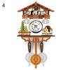 KOKKO Antique Wooden Hanging Cuckoo Wall Time Alarm Clock Home Living Room Decoration