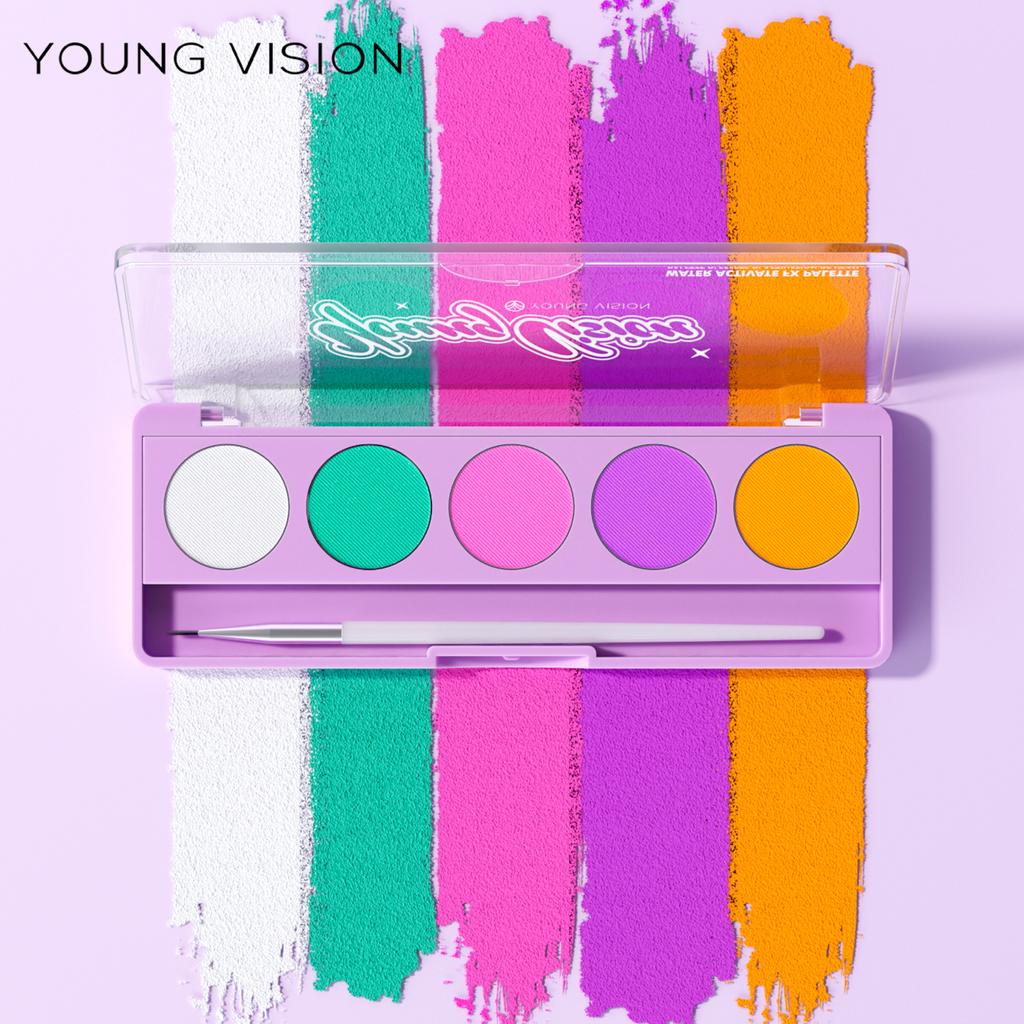 Флуоресцентная УФ-пластина для аквагрима лица, водорастворимая паста для аквагрима лица, сценический макияж