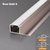Настенная панель Угловой светодиодный алюминиевый профиль 5/8 мм Встроенная настенная плитка Закрывающая кромка Барная лента Домашний декор Линейное освещение