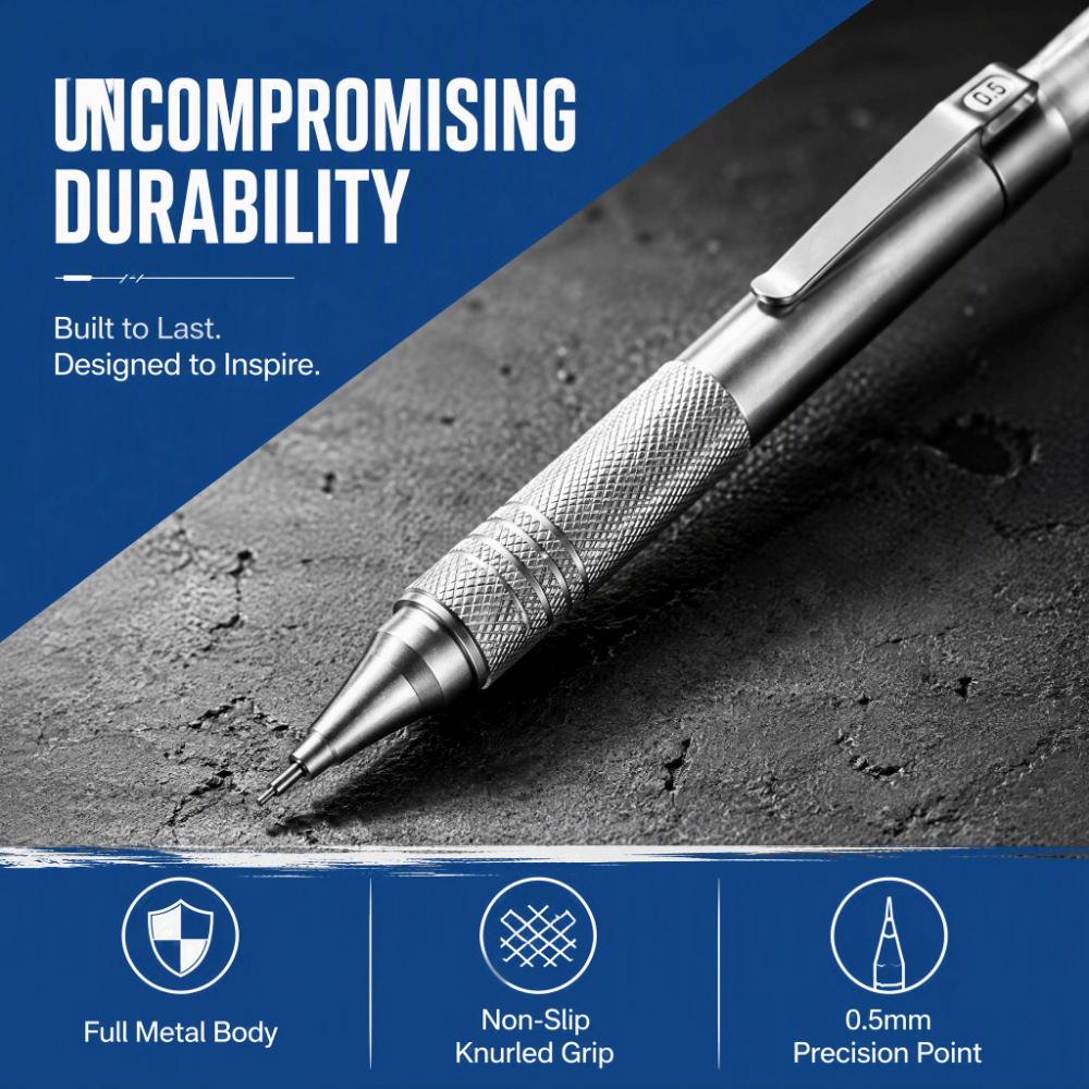 Low Center of Gravity Mechanical Pencil 0.5mm Mechanical Pencil Set Drawing Sketch Pencil Office
