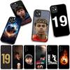 Футбольный Номер 19 Номер Футболиста № 19 Чехол для Телефона для Apple iPhone 17 16 11 Pro XS Max XR 6 7 8 Plus + 16E SE Корпус