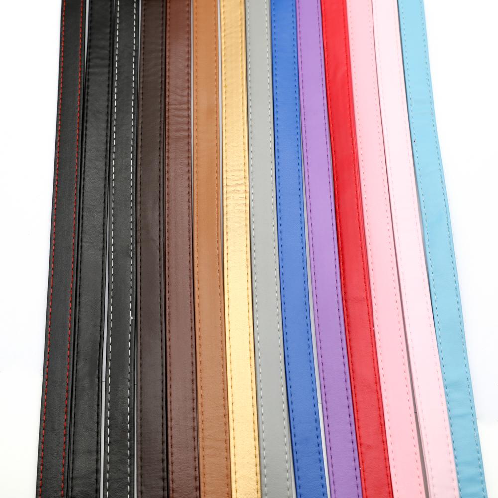 2meters 15mm Braided PU Leather Backpack Strap Findings Faux Flat Leather Cord String Rope DIY Bag Necklace Bracelet Making