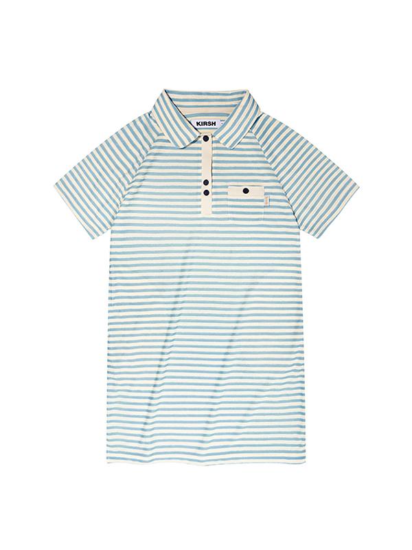 Kirsh Striped Terry Dress [Sky]