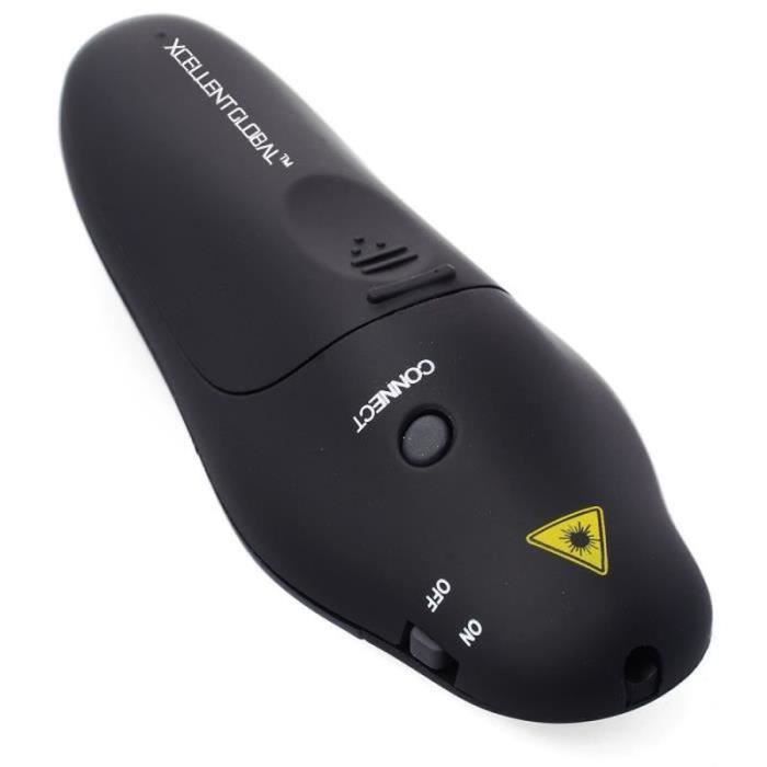 Télécommande de présentation - Non spécifié - Sans fil - Pointeur laser - Quatre boutons - Plug-and-play