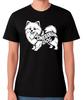 Pomeranian Dog T-Shirt Cute Fluffy Dog Cartoon Graphic Unisex Tee