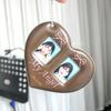 Ins Love держатель для фотокарт в форме сердца 1 дюйм держатель для фотокарт Idol чехол для карт парный брелок подвеска на сумку