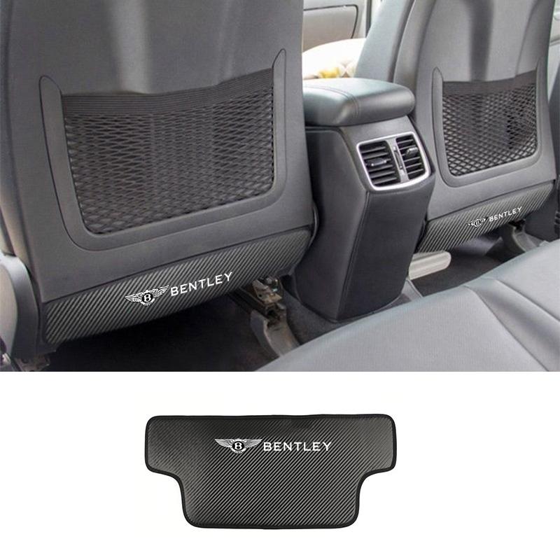 High Quality Car Seat Back Anti-Kick Pad Protection Mat for New Bentley Flying Spur Continental GT Bentayga Mulsanne Accessories