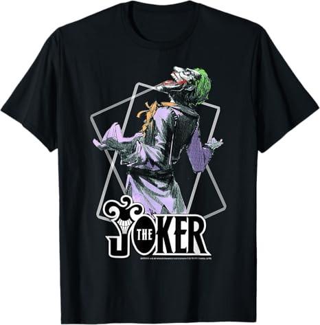 Comics BatUnisex Joker Laughing Unisexiac Black TShirt