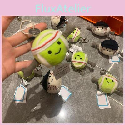 Желейный бейсбол Кот Теннис Плюшевые игрушки Рюкзаки Брелоки Подвески Украшения Подарок