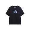 Badfive Series Letter Print Crew Neck Short Sleeve T-Shirt Men Tops Black AHST283-2