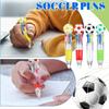 10/25 шт. Ручки на футбольную тематику, с яркими футбольными узорами, подходят для любителей спорта, Канцтовары