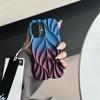 Luxury Gradient Spray 3D Leaf Soft Silicone Case for iPhone 16 Pro Max 15 14 Plus iPhone 13 All-Inclusive Fall Protection Cover