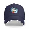 Cute Dragon Eating Noodles with Headphones Baseball Cap Music Food Theme Design Black Hat for Adults