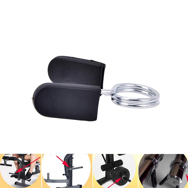 1Pcs 1" Standard 25Mm Spring Clamp Collar Clips For Weight Bar Dumbbells Gym