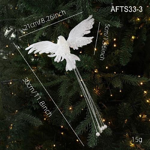 Foam Feather Bird Peacock Bird Decoration Christmas Tree Decoration Feather Pendant Christmas Decorations