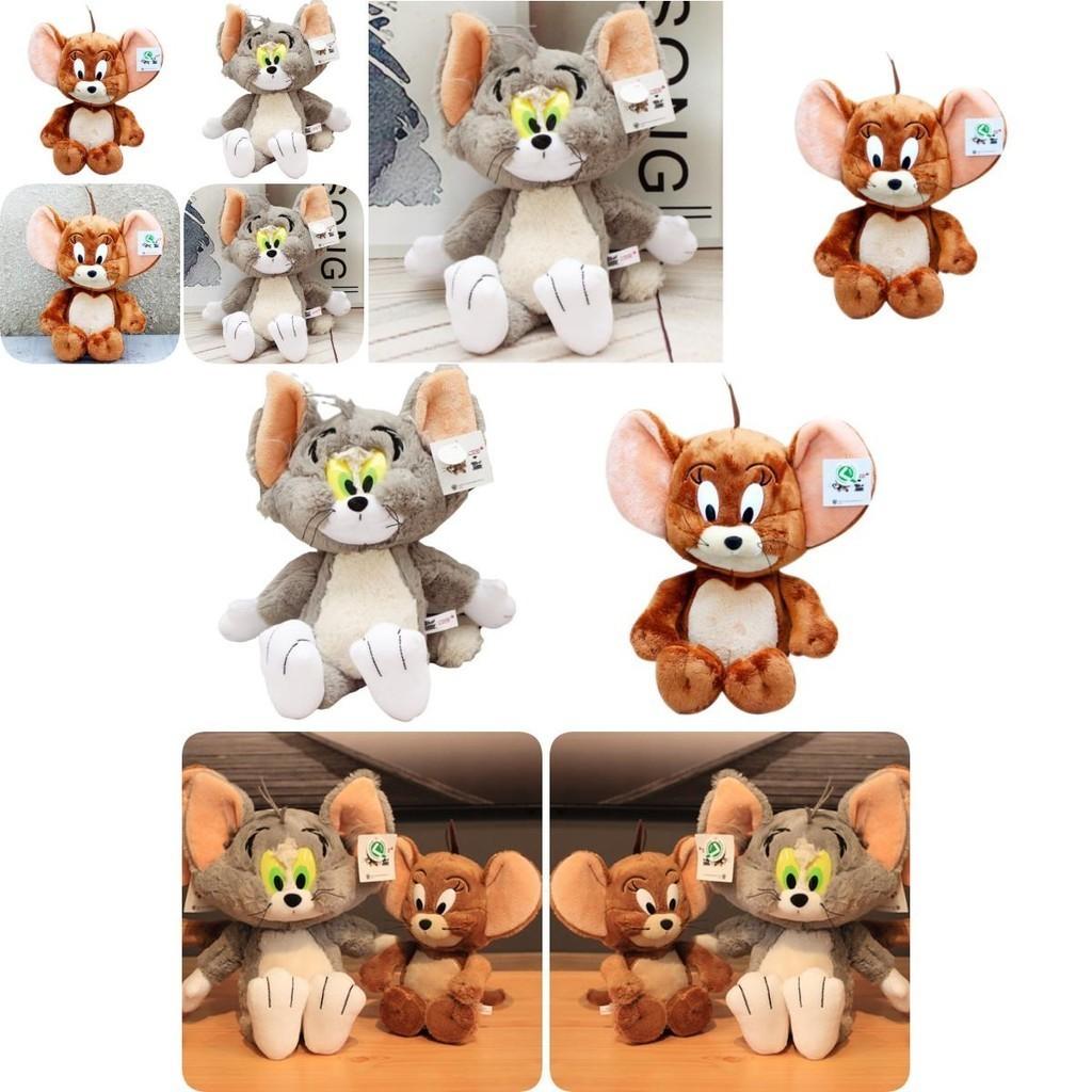 Милая плюшевая игрушка Джерри Кошка Мышь Том Кот Набитое животное Подарок детям Талисман Года Крысы