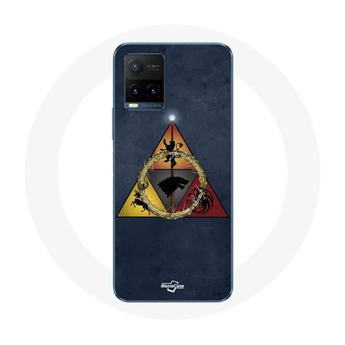 Coque - MANIACASE - Vivo Y21s 2021 / Y21 2021 - Silicone Noir - Game of Thrones - Souple