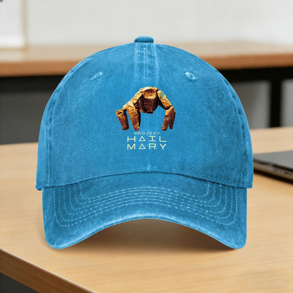 Project Hail Mary Golem Baseball Cap Sun Outdoor Sports Wholesale Washed Hip Hop Hats Unisex Adult Casual Custom Logo Baseball Cap