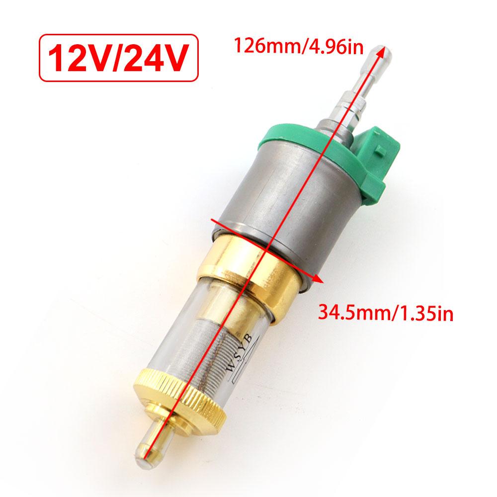 12 В бесшумный импульсный масляный насос для автомобильного обогревателя, усовершенствованный сверхмалошумный обогреватель, топливный насос с масляным фильтром, подходит для JETOUR