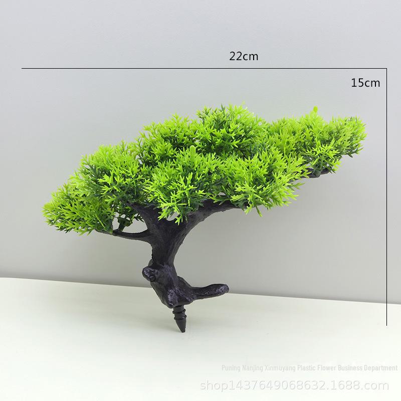 Искусственная сосна туя с горшком - декор гостиной и украшение для ландшафтного дизайна альпинария