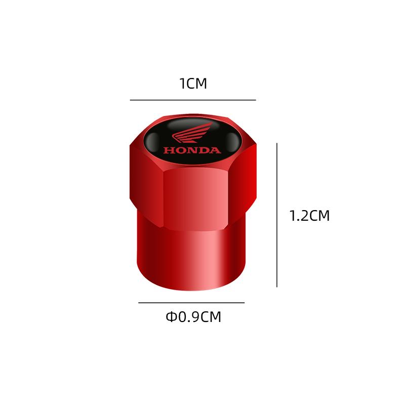 Motorcycle Keychain Suede Keyring with Tire Valve Caps Tyre Rim Stem Covers For Honda CB400 CB650F CBF CBR250RR CRF SH300 NC750 ydcp00