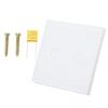 2 Gang Wall Switch with Indicator Tempered Glass Panel Touch Screen Light Switch 110?240VAC White