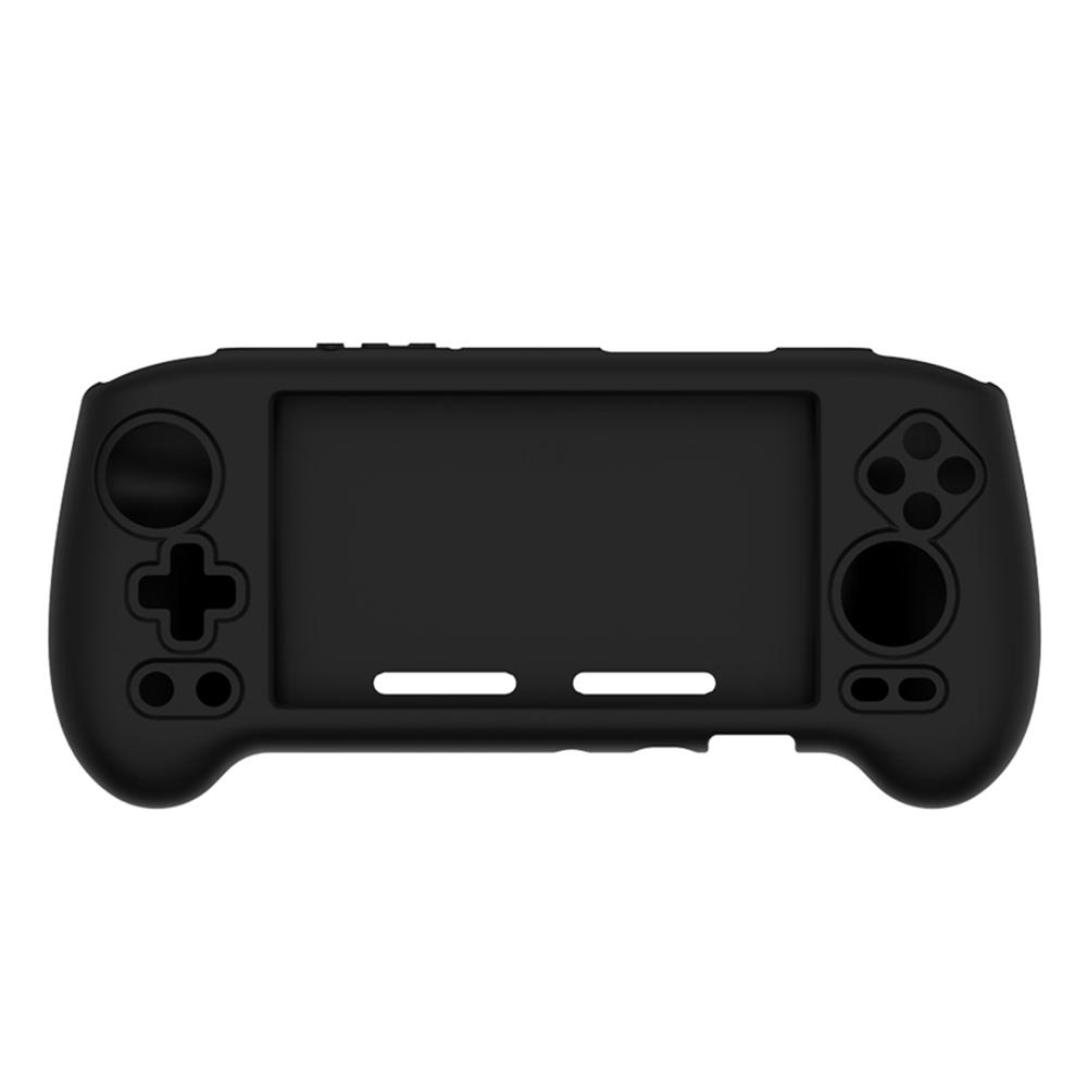 Для ретро-игровой консоли Anbernic RG556 Силиконовый чехол Защитная крышка Ударопрочный Мягкий чехол-накладка + Закаленная пленка + Чехол для хранения