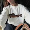 2026 European & American Spring Fashion: Retro Hoodie Casual Round Neck Knit Sweater
