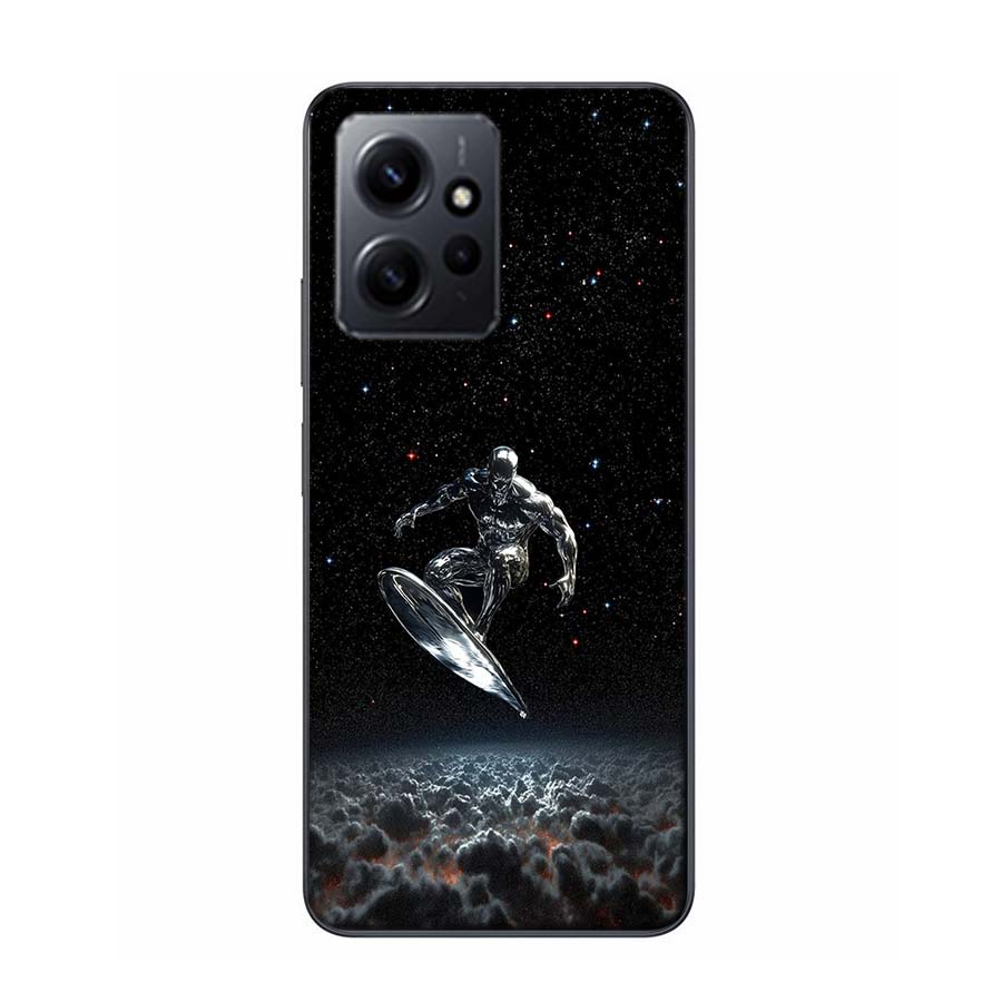 Silver Surfer Phone Case For Redmi Note 14 15 Pro 5G 13 12 Pro Plus 11 11T 11E 11S 10 Pro 10S 9 9S Cover Cell Clear TPU Capa Com