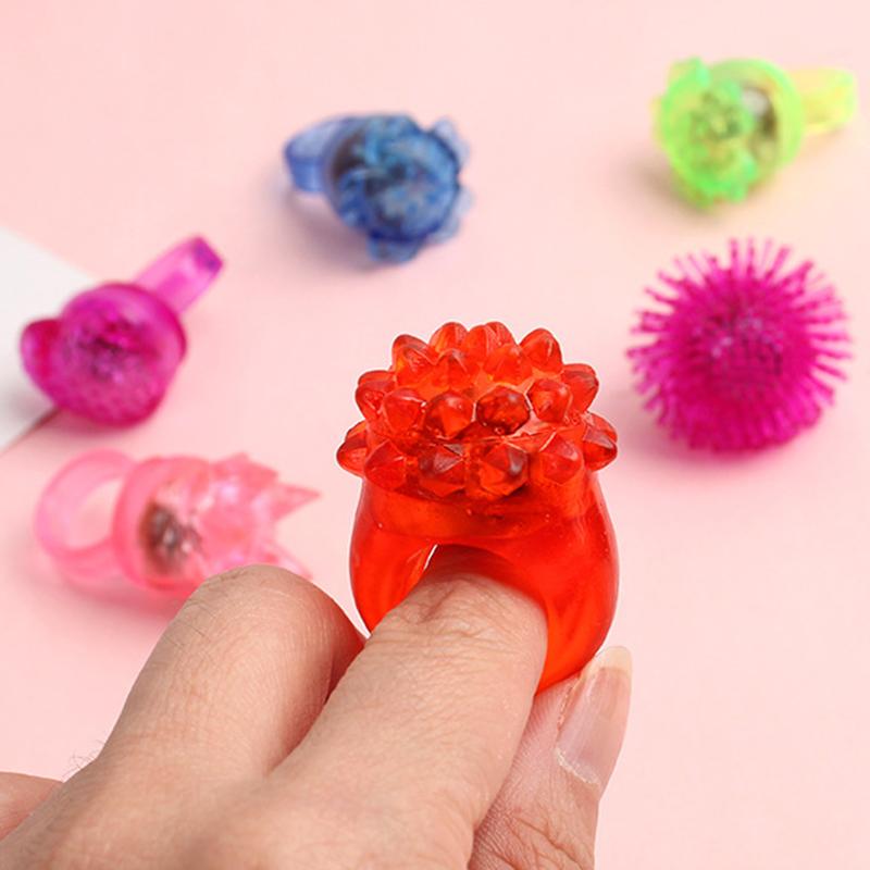 50 шт. светящихся колец, светодиодные светящиеся кольца, сувенирные игрушки для вечеринок, мигающие светодиодные огни, светящиеся в темноте, принадлежности для свадебной вечеринки