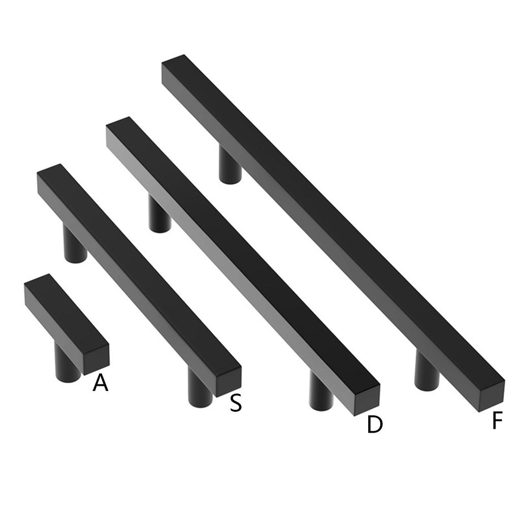 Ручка для шкафа из алюминиевого сплава, квадратная декоративная ручка для кухонного шкафа, гардероба, прочная