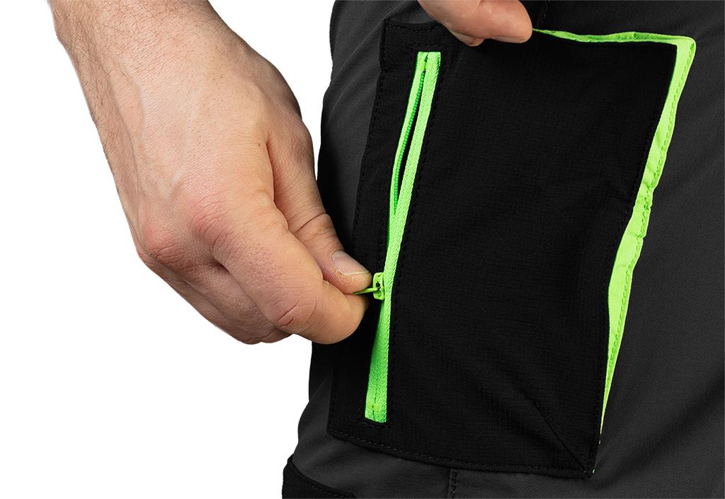 PREMIUM shorts, 4-way stretch, black, size L