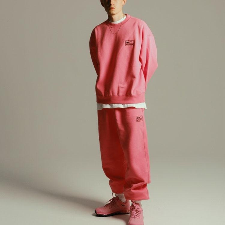 Nike X Stussy FW22 Спортивные штаны Унисекс Розовые DO5297-670