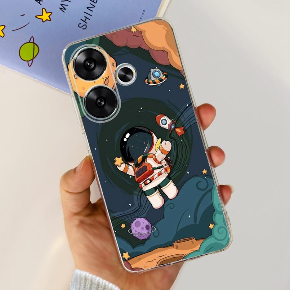 For Xiaomi Poco F6 Case Redmi Turbo3 New Fashion Painted Cover Soft Slim Phone Cases For Xiaomi Redmi Turbo 3 Poco F6 F 6 Bumper