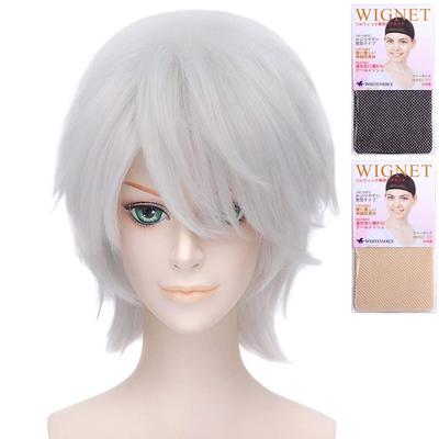 Парик для косплея IDOLiSH7 Sougo Osaka Tokyo Ghoul Ken Kaneki Shiro Kaneki A Certain Magical Index One Way Short Silver White Silver White White Me
