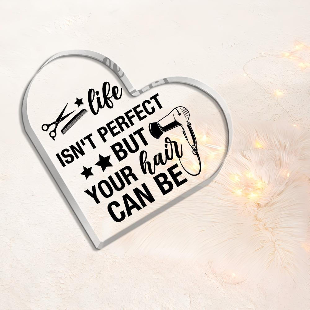 Hairstylist Heart Plaque - Appreciation Gift for Beauty Professionals