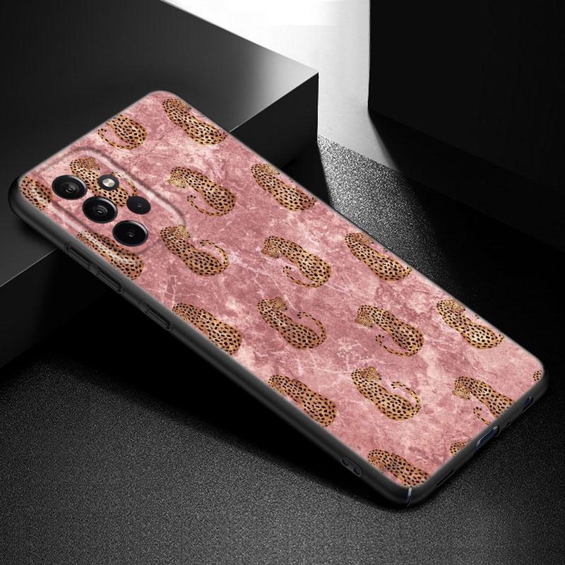 Модный чехол с леопардовым принтом тигра и пантеры для Samsung A21 A30 A50 A52 S A13 A22 A32 A33 A53 A73 5G A11 A12 A31 A51 A70 A71 A72