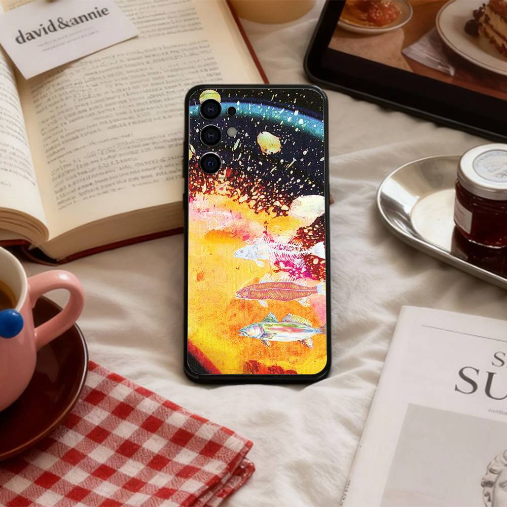 R-Radiohead In Rainbows Phone Case For Samsung S 25,24,23,22,30,21,10,9,Ultra,Plus,Lite,FE,4,5 G Soft Black Case