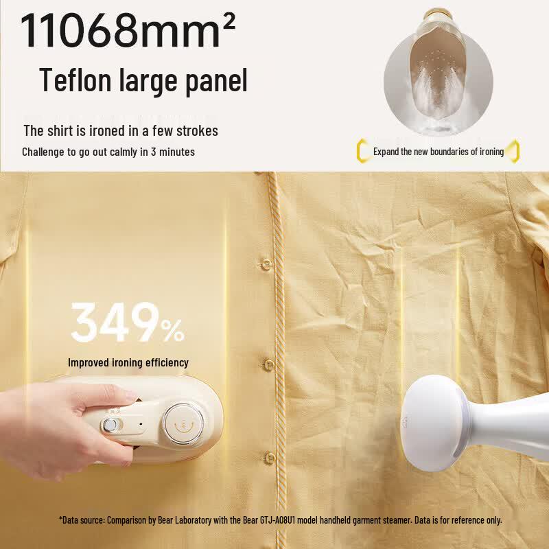 Bear Portable Handheld Garment Steamer CN plug (adapter included)