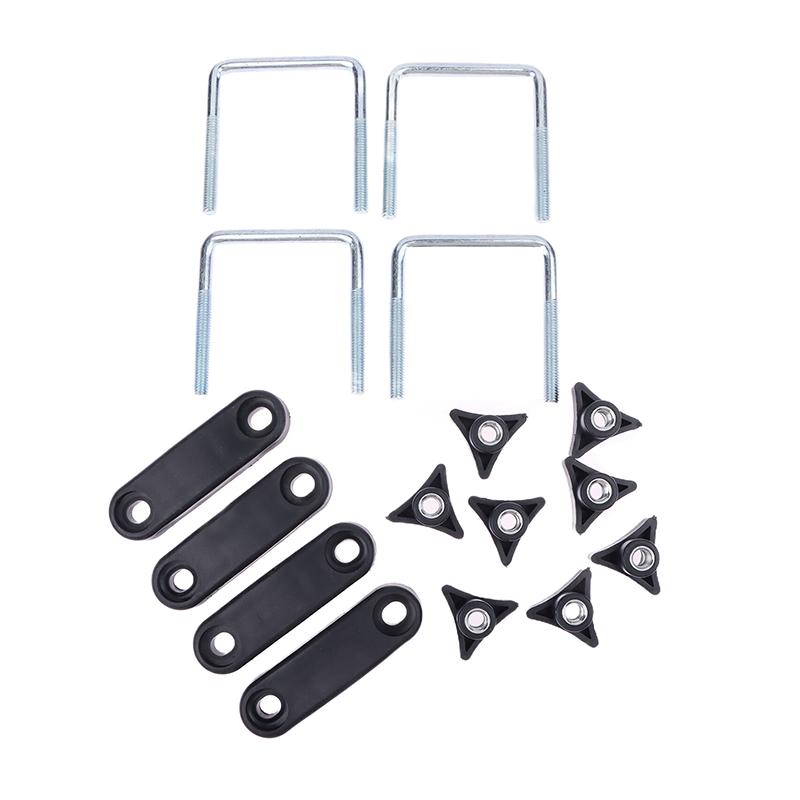 4 шт., набор для крепления корзины багажника на крышу автомобиля, универсальные зажимы для крепления рамы багажа