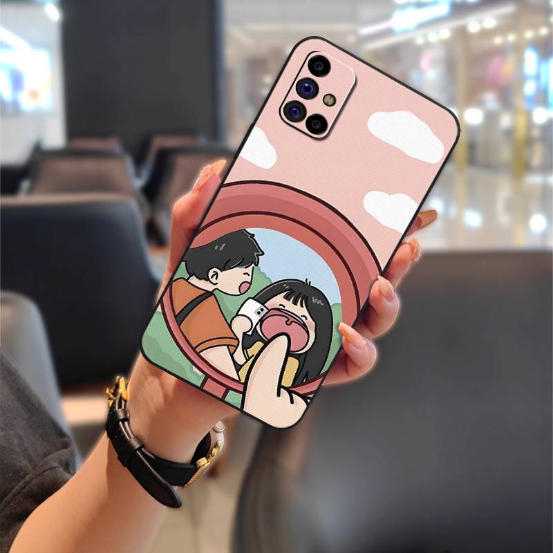 Прочный чехол-накладка на заднюю панель для Samsung Galaxy M31S/SM-M317F/M315F. Милый защитный модный дизайн. Противоударный. Полная защита.
