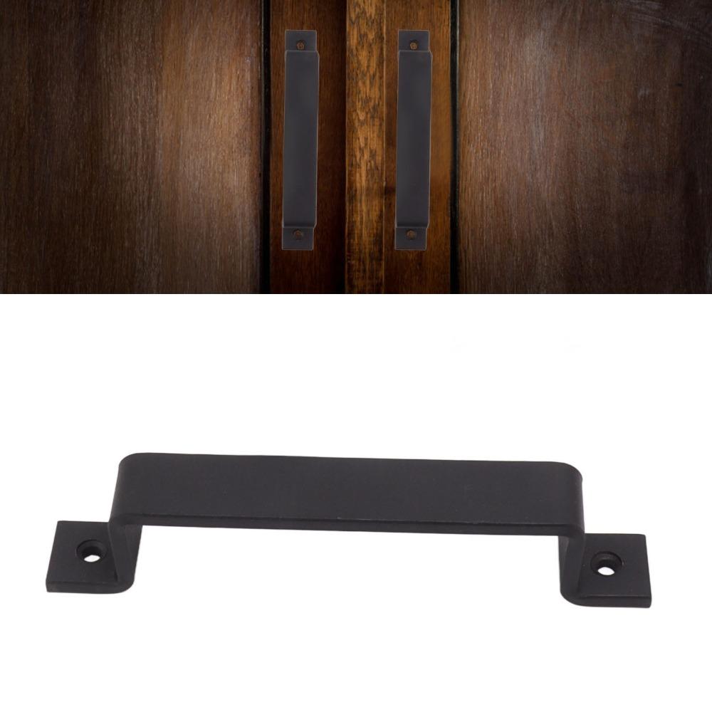 Black Sliding Door Pull Heavy Door Handle Bar Modern Barn Door Pull Handle Wardrobe