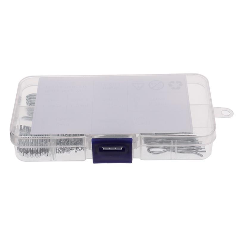 100 шт./кор. R-типа, волнистая карта, шпилька, болт, защелка, шплинт, углеродистая сталь LXY