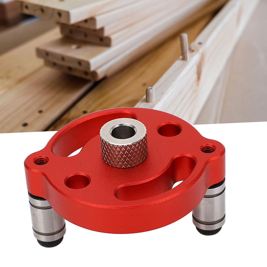 Round Hole Punch Locator Set Self Adaptive Centering Woodworking Puncher with Drill Bushings