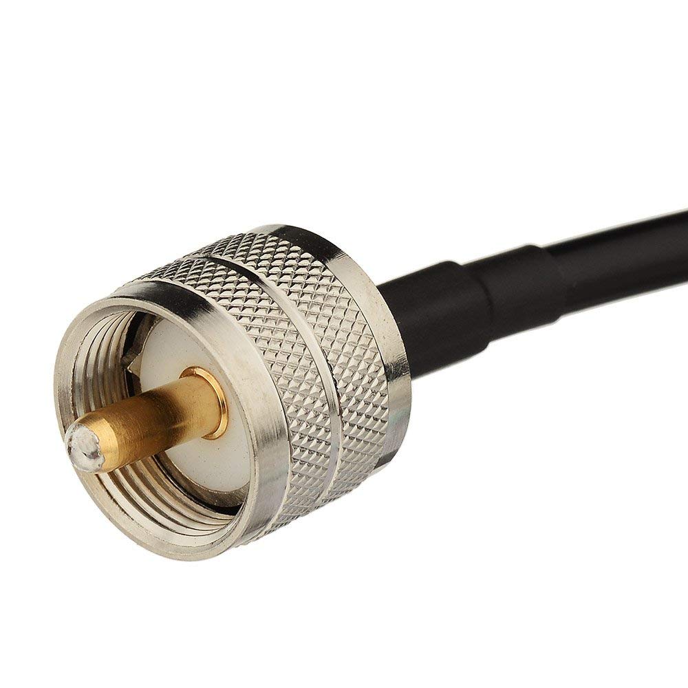 Rfsupplier Коаксиальный кабель MP-MP, удлинительный кабель RG58 100 см с коаксиальным переключателем типа M для SWR-метров [30-дневная гарантия]