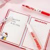 Гелевая ручка Hello Kitty Красная и Синяя Серия Ограниченный выпуск Быстросохнущая JT829 для Учеников Начальной Школы - Черные Чернила