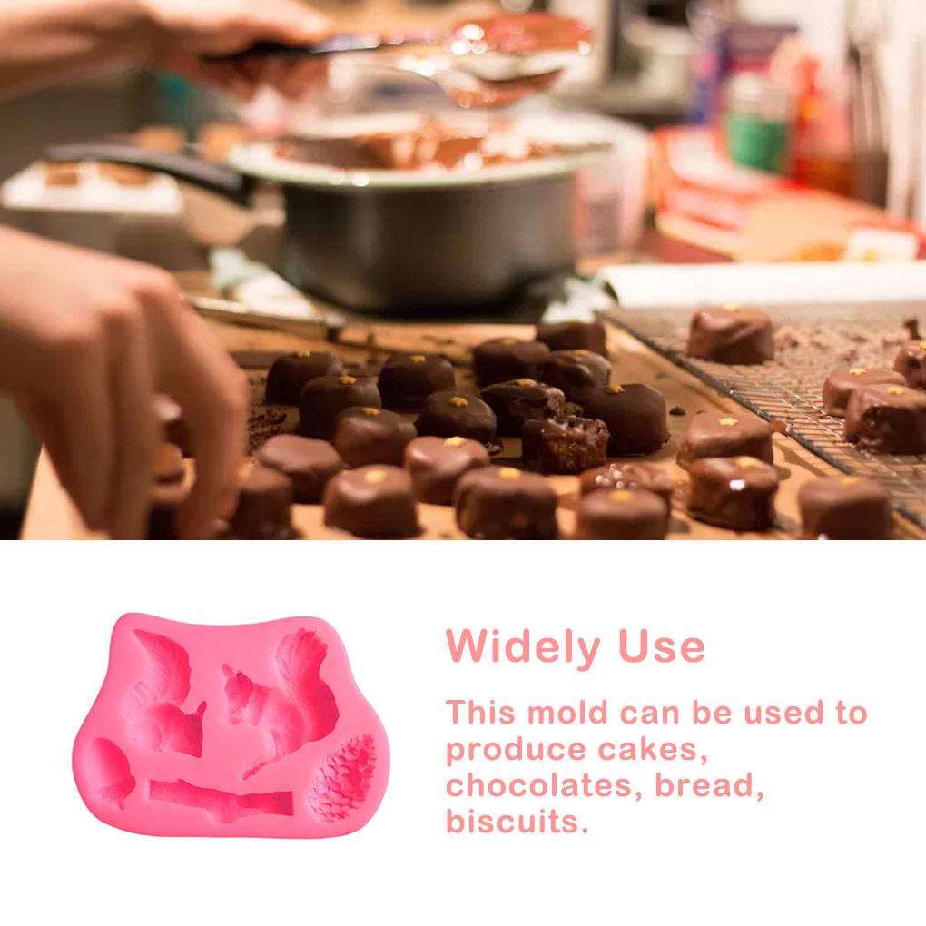 Силиконовая форма для животных, торт, шоколад, десерт, инструменты для выпечки, формы для украшения конфет, блинов, печенья, кухонные принадлежности