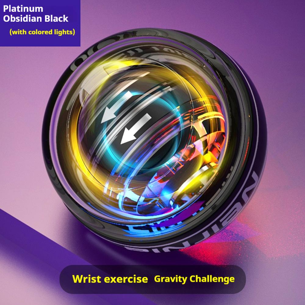 Power Wrist Ball LED Self-Starting Grip Gyro Ball Gyroscope Trainer Hand Muscle Relax Arm Fitness Home Exercise Sports Equipment